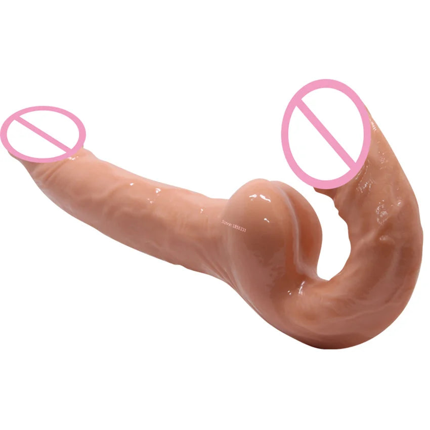 דילדו זוגי ללא רצועות