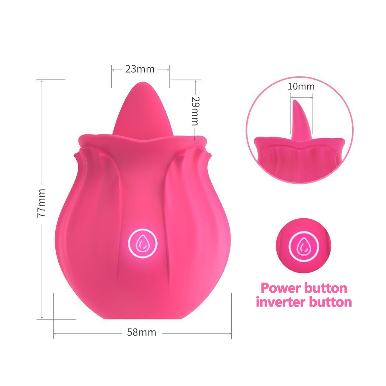 ויברטור לשון לגירוי G-Spot