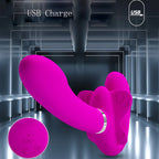 דילדו זוגי ללא רצועות לגירוי נקודת G