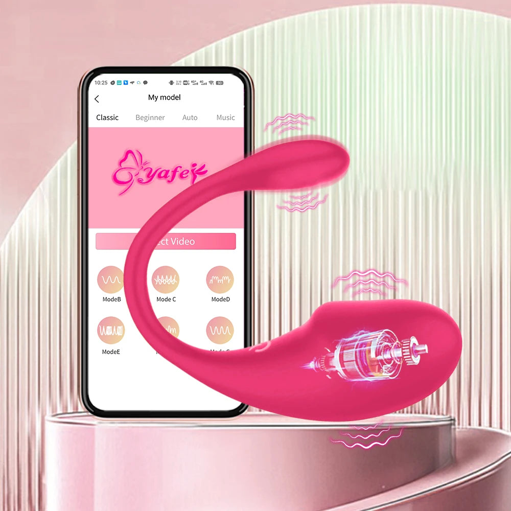 ויברטור G-Spot נשלט באפליקציה