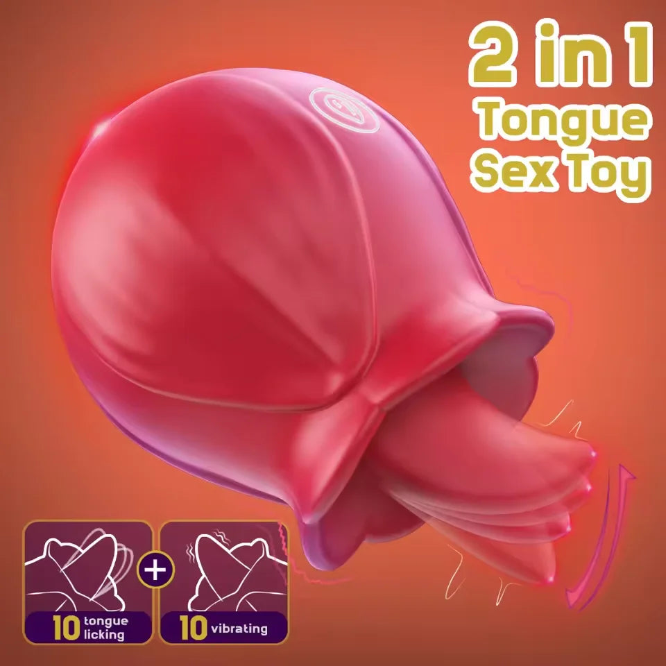 ויברטור לשון לגירוי G-Spot